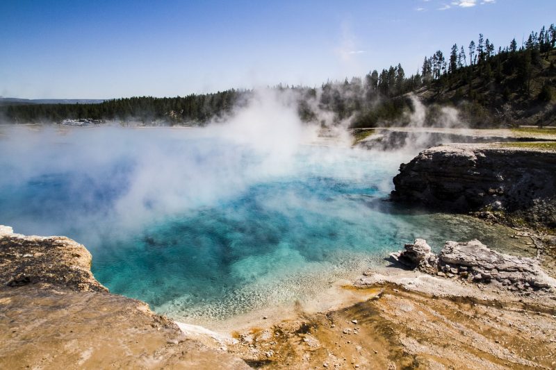 Gêiseres do Parque Yellowstone - energia térmica