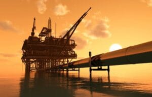 produção de petróleo - combustível natural