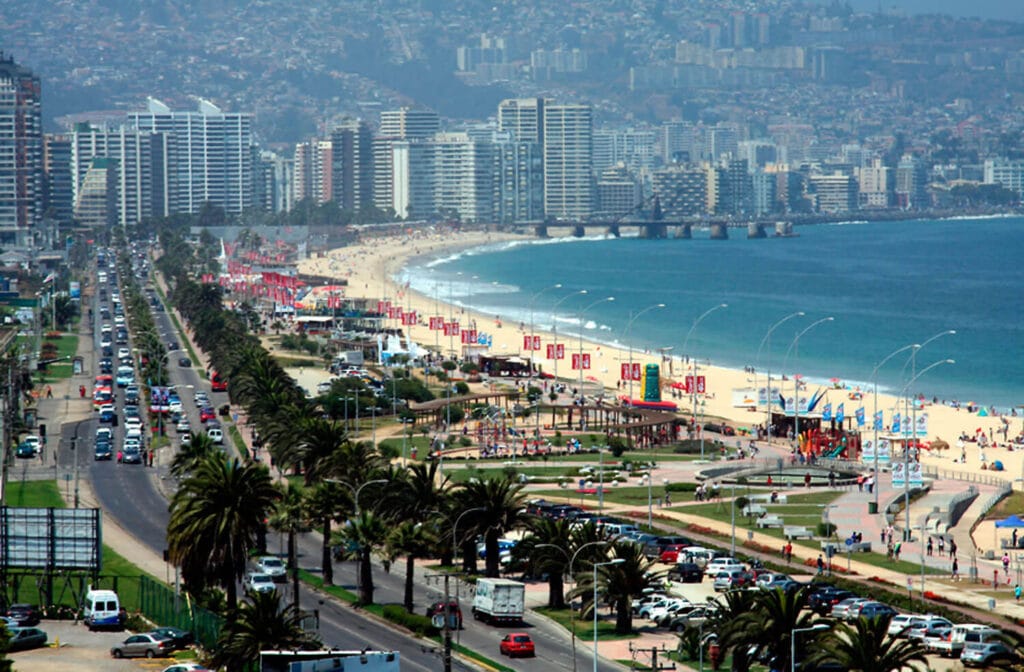 Praias Da Costa Central Do Chile