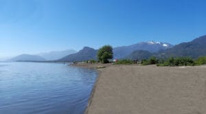 Praia El Arenal No Lago Ranco, Região De Los Ríos